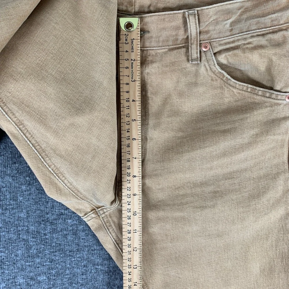 Double RRL Jeans Men 31x29 High Rise Slim Japanese Denim Brown Cowboy Western